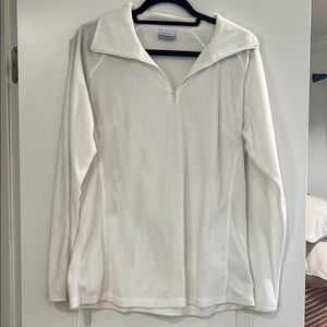 Columbia Women's White Fleece Pullover